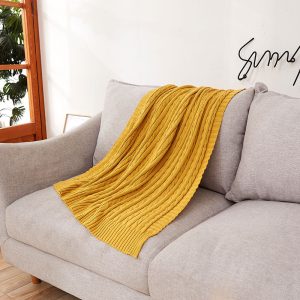 Cotton Knitted Hemp Yarn Blanket Photo Props Spring And Summer