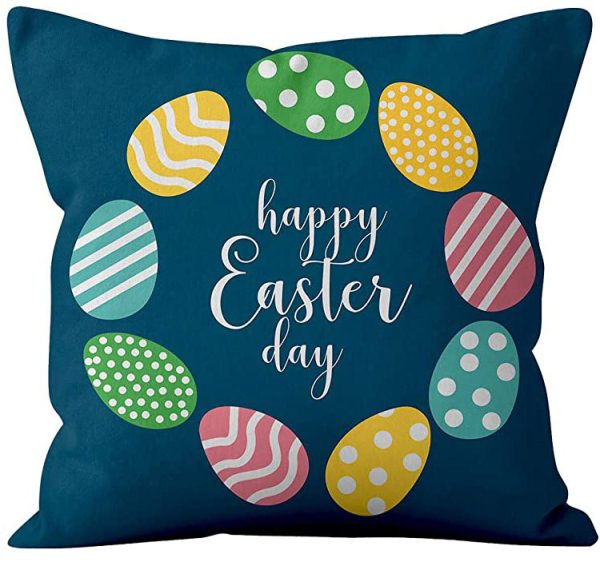 Living Room Sofa Bed Easter Linen Throw Pillowcase - Image 9