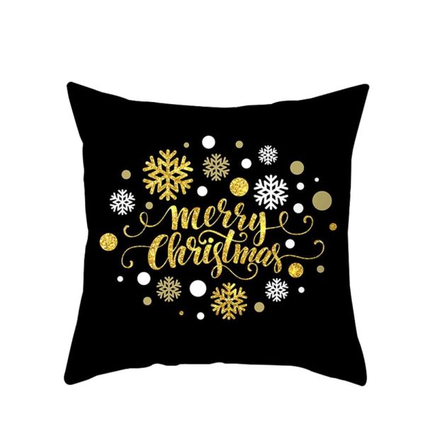 Modern New Polyester Pillowcase Lattice Deer Christmas Gift Without Pillow Core - Image 2