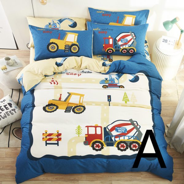 Home Textile Cute Cartoon Children Bed Sheet Bed Sheet Quilt Cover Bedding - Image 2