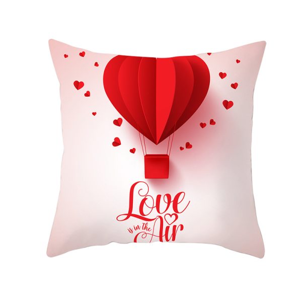 Home Valentine's Day Graphic Print Pillowcase - Image 9