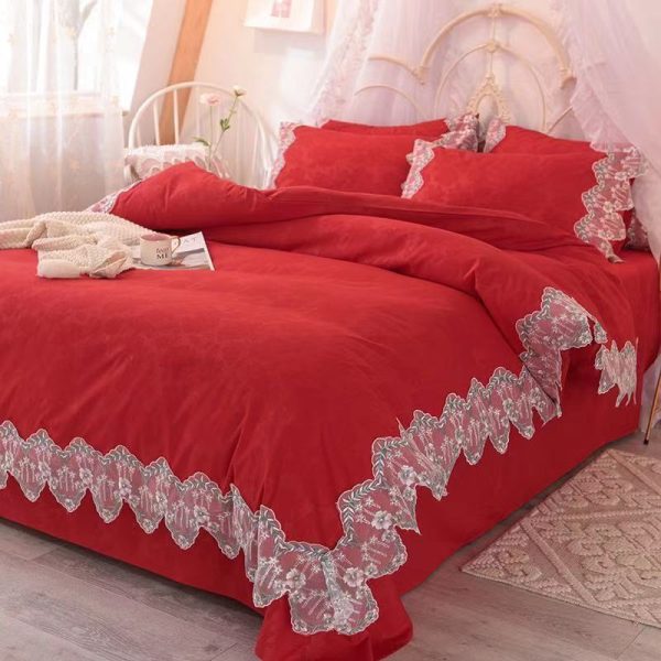 Four-piece Set Of Net Red Bedding - Image 2