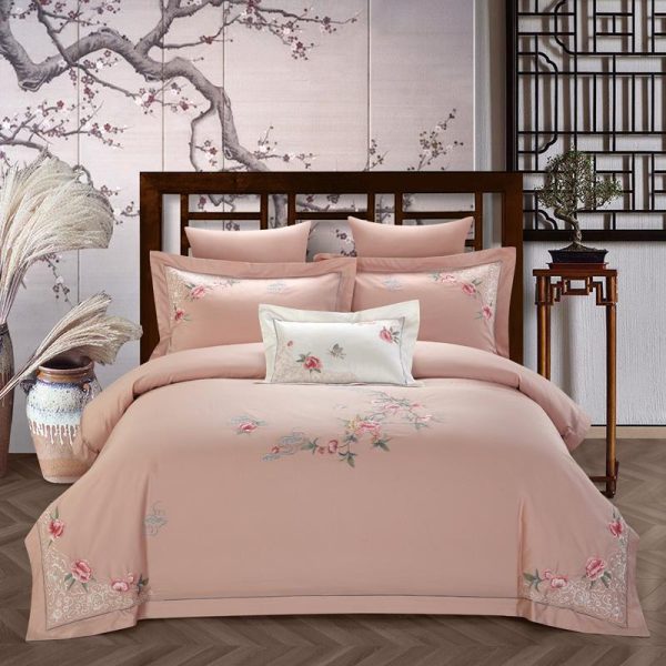 New Chinese Style Cotton 60s Long-staple Cotton Four-piece Cotton Embroidery Hotel Four-piece Hotel - Image 11