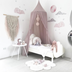 Ins new summer baby ceiling tent chiffon mosquito net children's room tent bed book bed mattress tent