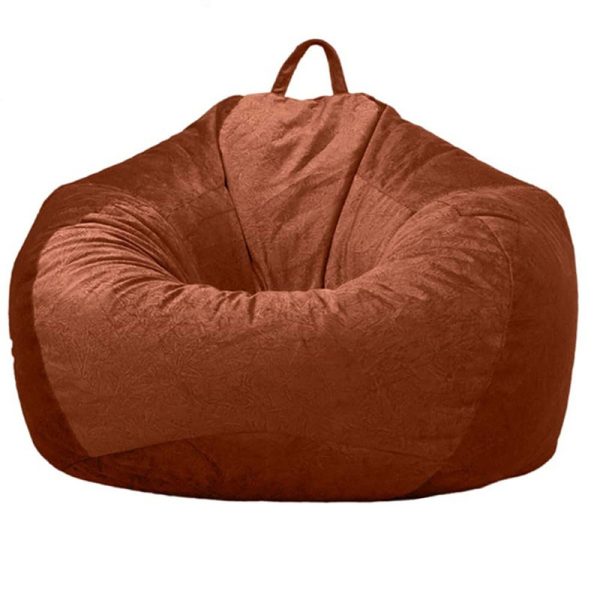 Lazy Sofa Bean Bag Cloth Cover Tatami Short Velvet No Filler Home Toy Storage - Image 2