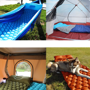 Outdoor Camping Inflatable Honeycomb Mattress Tent Sleeping Mat