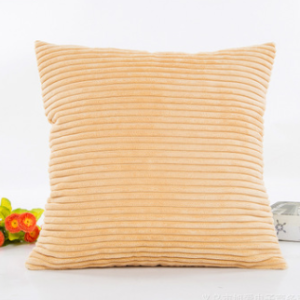 2.5 corn strips corduroy plush plain hug pillowcase cushion set without core