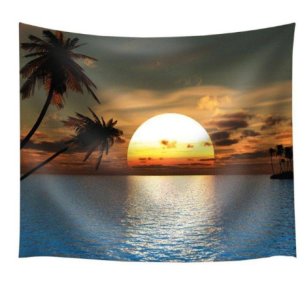 Sunset Beach Tapestry