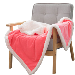 Double blankets spring and autumn warm nap blanket