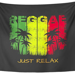 Tapestry Color Jamaica ON THE OF reggae Music slogan