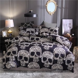 Skull Home Textiles Set Quilt Cover