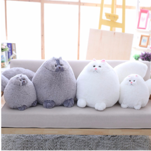 Long tail cute simulation Persian cat doll air conditioning blanket simulation cat doll pillow