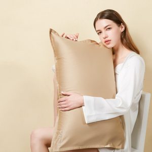 Copper ion beauty pillowcase solid color pillow set