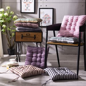 Striped Chair Cushion