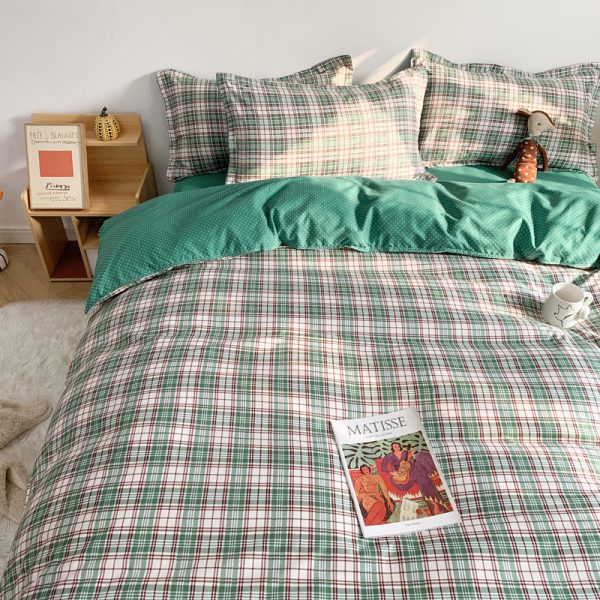 Four-piece Set Of Bedding And Student Dormitory Sheets With Brushed Aloe Cotton - Image 3