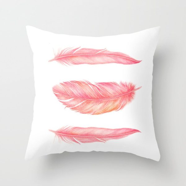 Peacock Feather Peach Skin Pillowcase - Image 15