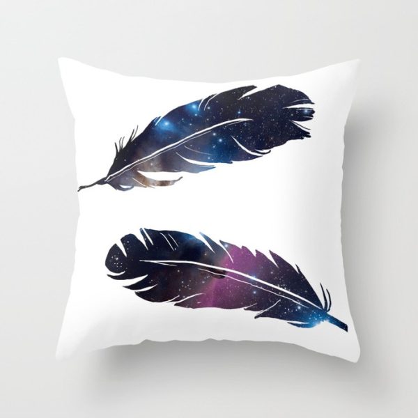 Peacock Feather Peach Skin Pillowcase - Image 13