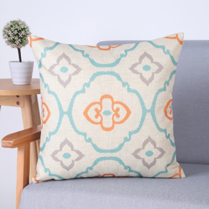 Linen Pillowcase Sofa Geometric Cushion Cover