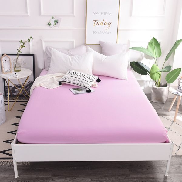 New Style Cotton Color Bed Sheet Cotton Student Dormitory Mattress Protector - Image 5