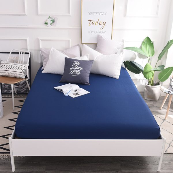 New Style Cotton Color Bed Sheet Cotton Student Dormitory Mattress Protector - Image 2