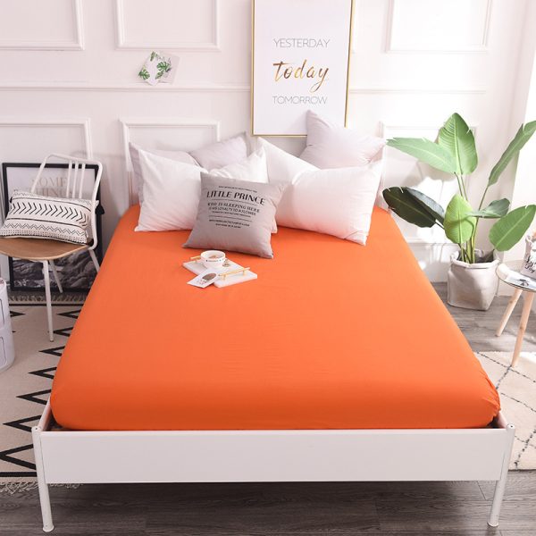 New Style Cotton Color Bed Sheet Cotton Student Dormitory Mattress Protector - Image 4