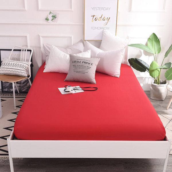 New Style Cotton Color Bed Sheet Cotton Student Dormitory Mattress Protector - Image 9