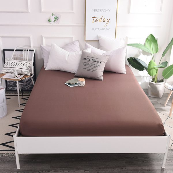 New Style Cotton Color Bed Sheet Cotton Student Dormitory Mattress Protector - Image 12