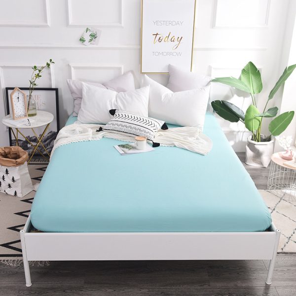 New Style Cotton Color Bed Sheet Cotton Student Dormitory Mattress Protector - Image 13