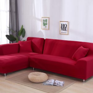 Solid Color Sofa Cover Elastic Tightly Packed Full Cover