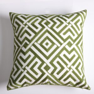 Geometric Embroidery Floral Sofa Art Throw Pillow American Living Room Cushion Cover