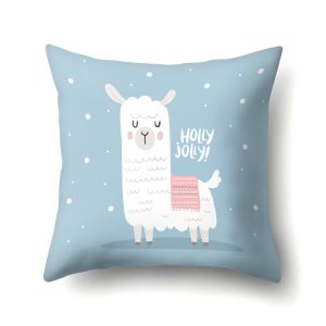 Creative Alpaca Polyester Pillow Cover