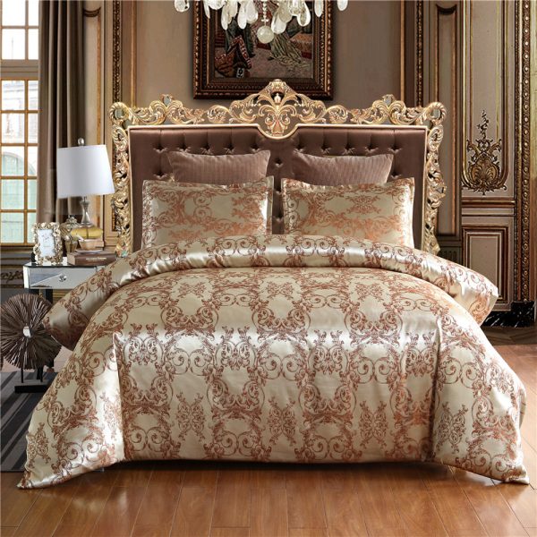 Home Textile European-Style Satin Jacquard Bedding Kit - Image 2