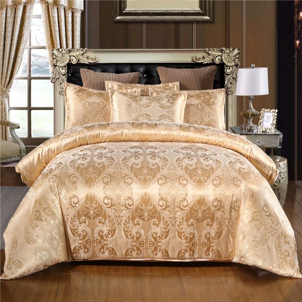 Home Textile European-Style Satin Jacquard Bedding Kit - Image 8