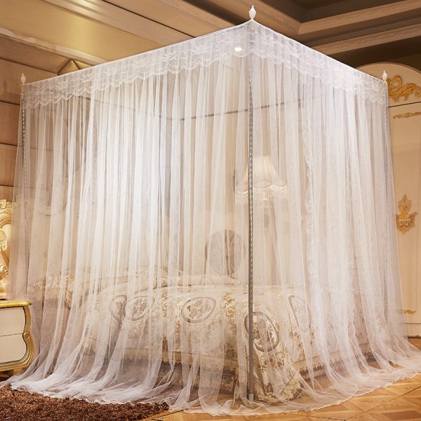 Household Mosquito Net princess Wind Floor Stand Encrypted Thick Mosquito Net
