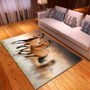 Cross-Border Goods Explosion Animal Big Carpet Home Decoration To Map Custom Factory Direct Sales Love Mat Non-Slip Mat