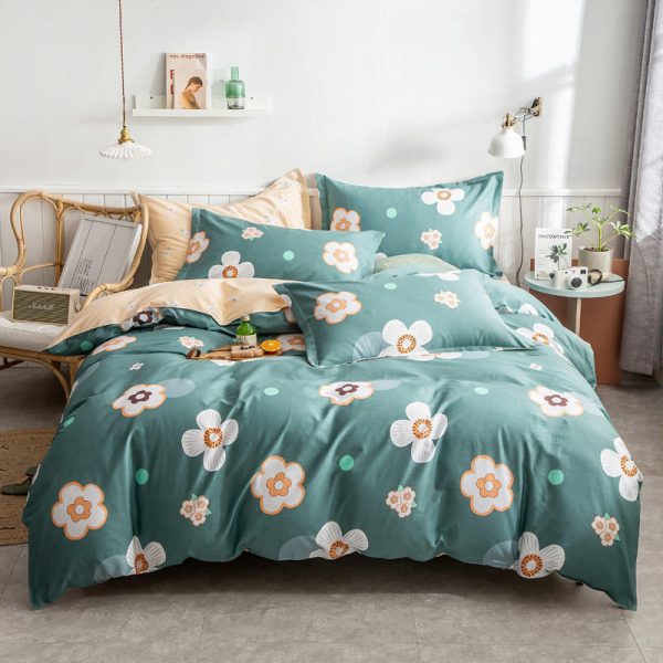 Pure Cotton Bed Linen And Duvet Cover 40S Hotel Bed Linen Set - Image 6