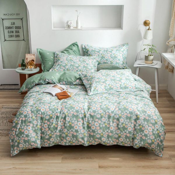 Pure Cotton Bed Linen And Duvet Cover 40S Hotel Bed Linen Set - Image 5