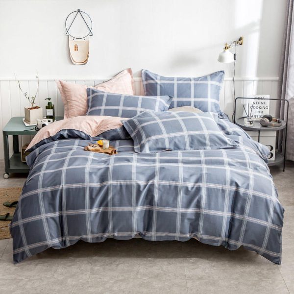 Pure Cotton Bed Linen And Duvet Cover 40S Hotel Bed Linen Set - Image 2