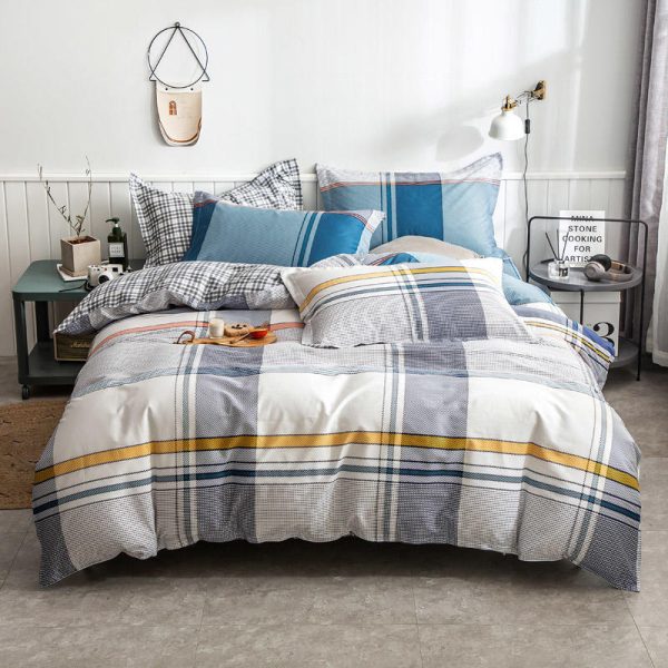 Pure Cotton Bed Linen And Duvet Cover 40S Hotel Bed Linen Set - Image 12