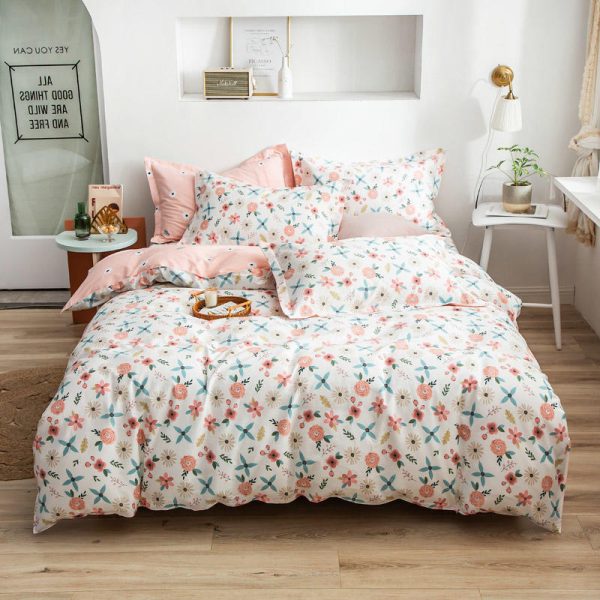 Pure Cotton Bed Linen And Duvet Cover 40S Hotel Bed Linen Set - Image 4