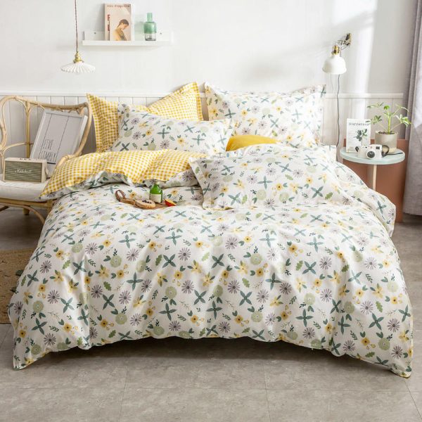 Pure Cotton Bed Linen And Duvet Cover 40S Hotel Bed Linen Set - Image 3