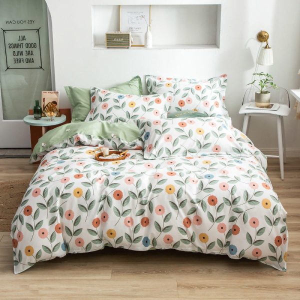 Pure Cotton Bed Linen And Duvet Cover 40S Hotel Bed Linen Set - Image 7