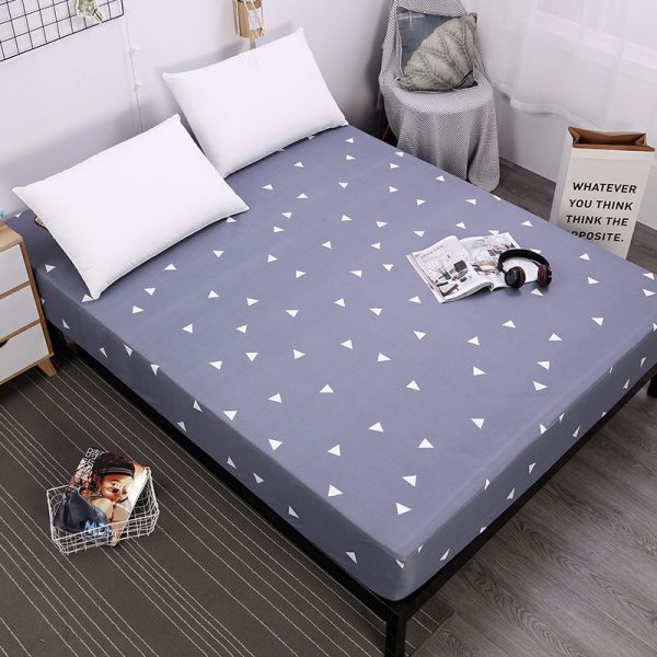 AliExpress Shrimp Waterproof Bed Sheet Printing Dustproof Bed Cover Moisture-proof Mattress Cover Baby Bed Wetting Pack Bed Cover