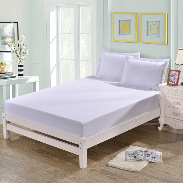 Pure Color Single Product Sanded Bed Sheet Simmons Protective Cover