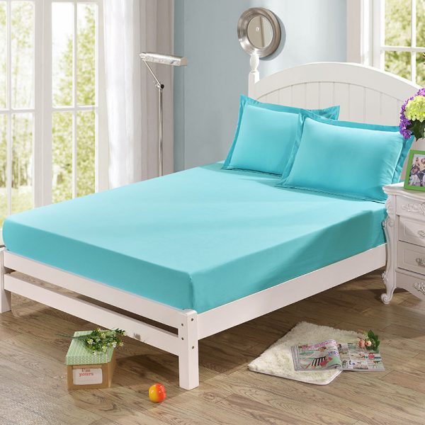 Pure Color Single Product Sanded Bed Sheet Simmons Protective Cover - Image 12