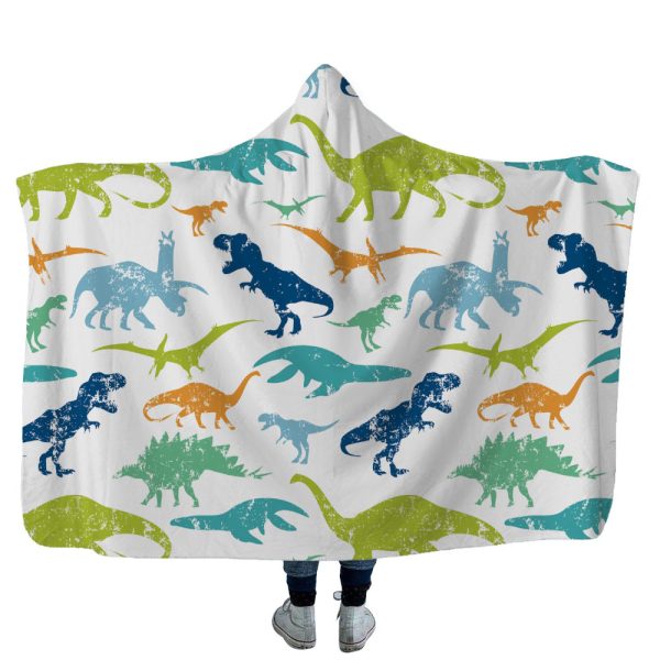 Home Children Shark Tortoise Crab Hooded Blanket - Image 13