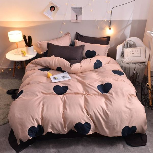 New Style Washed Cotton Four-Piece Bedding