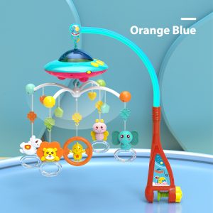 Baby Crib Bell Music Rotating Educational Toy