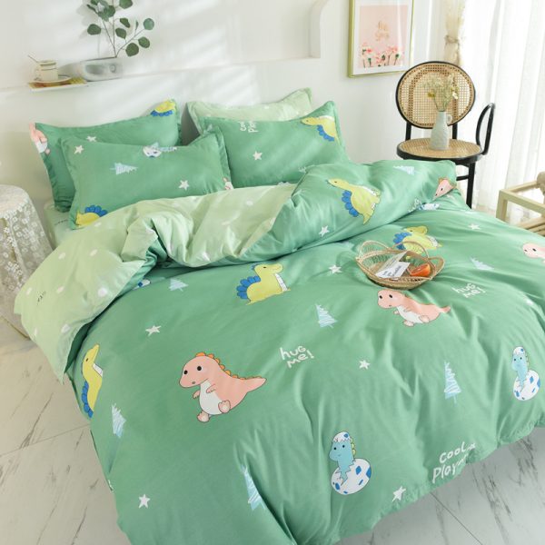 Gift Aloe Cotton Sheet Duvet Cover Sheet Four Piece Set