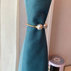 Light Luxury Curtain Straps Pearl Alloy Spring New House Soft Decoration Living Room Bedroom Curtain Buckle Is Not A Pair